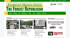 Desktop Screenshot of florence-forestnews.com