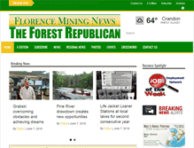 Tablet Screenshot of florence-forestnews.com